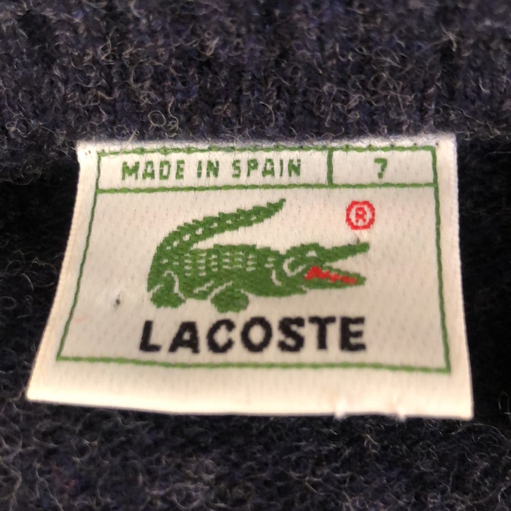 Lacoste lambswool argyle sweater - Picture 5 of 7
